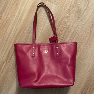 Magenta Coach Purse
